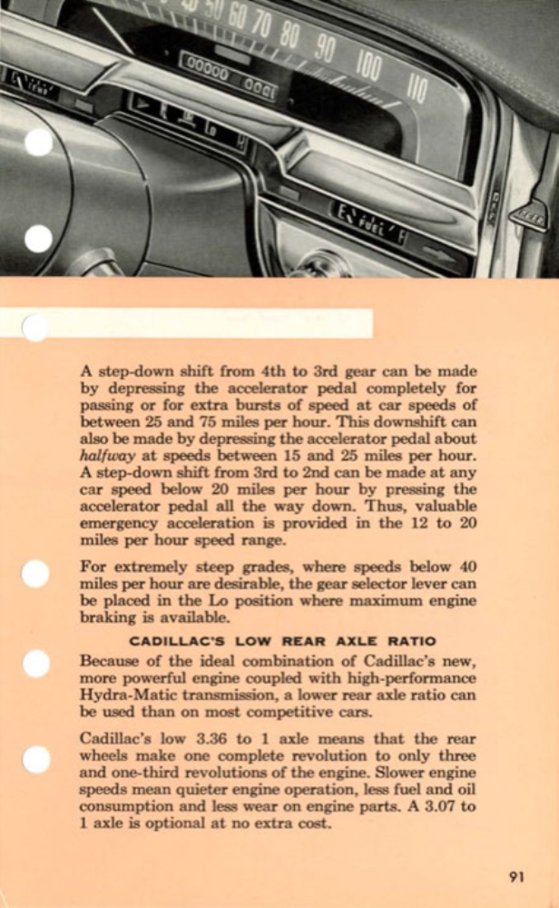1955 Cadillac Salesmans Data Book Page 58